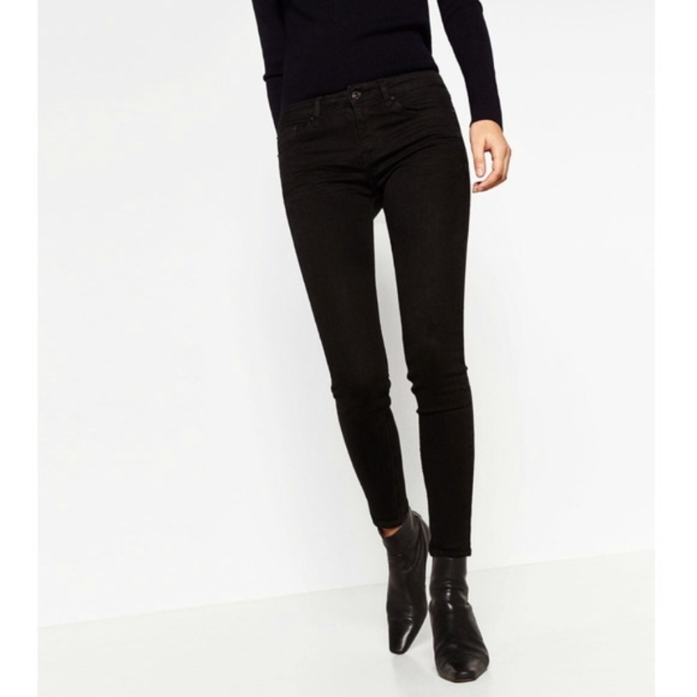Zara |Trafaluc Black Denim Skinny Jeans